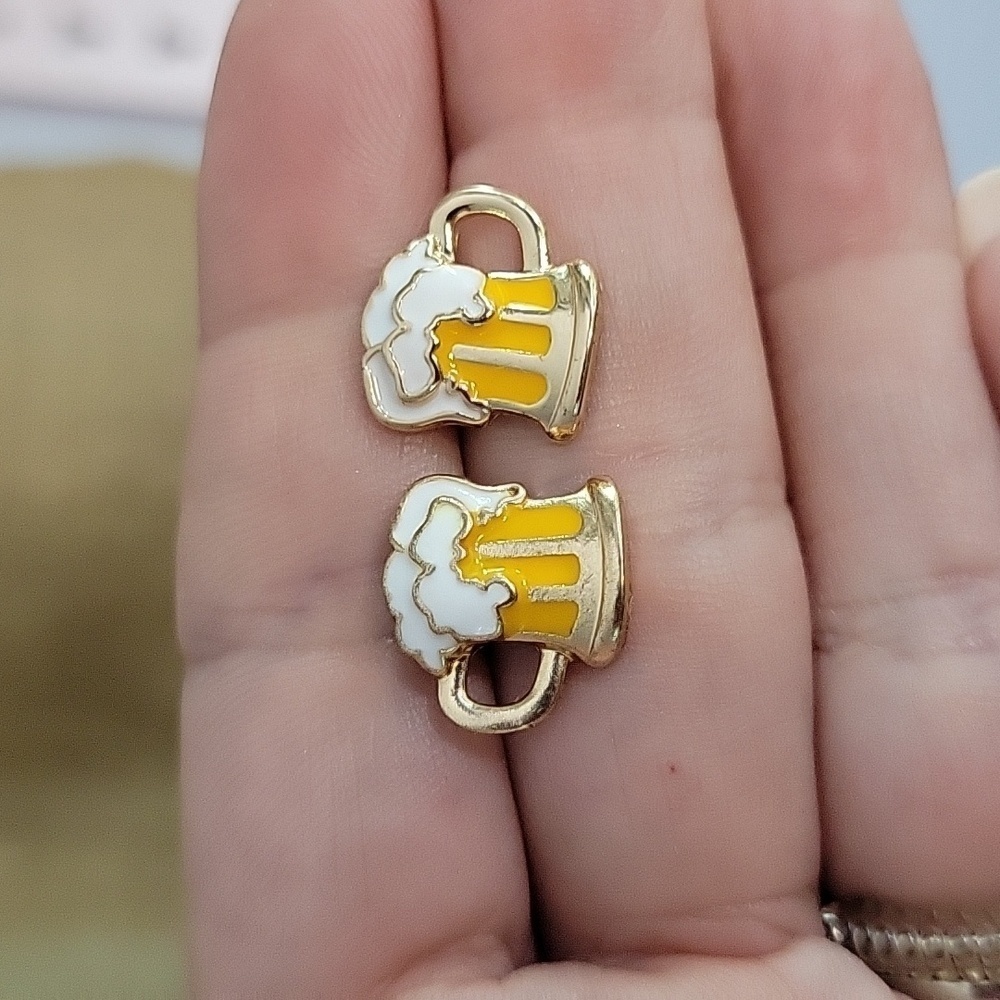 Draft Beer Oktoberfest Stud Earrings, unisex